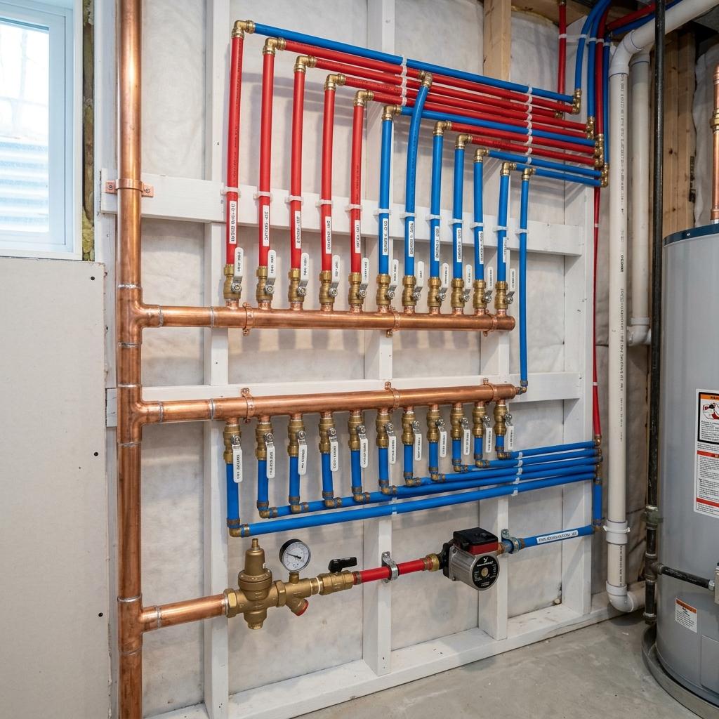 Whole-home repipe work