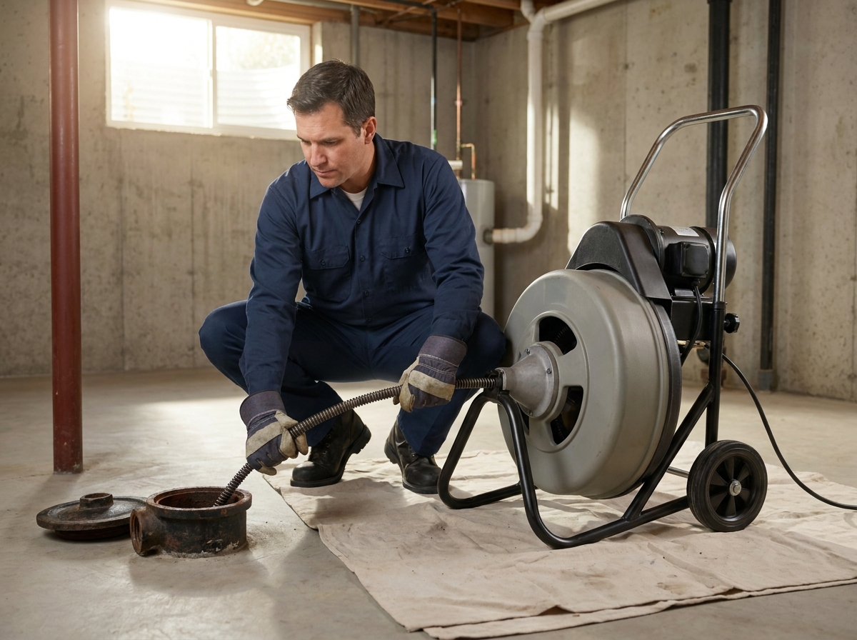 Sewer and drain line service